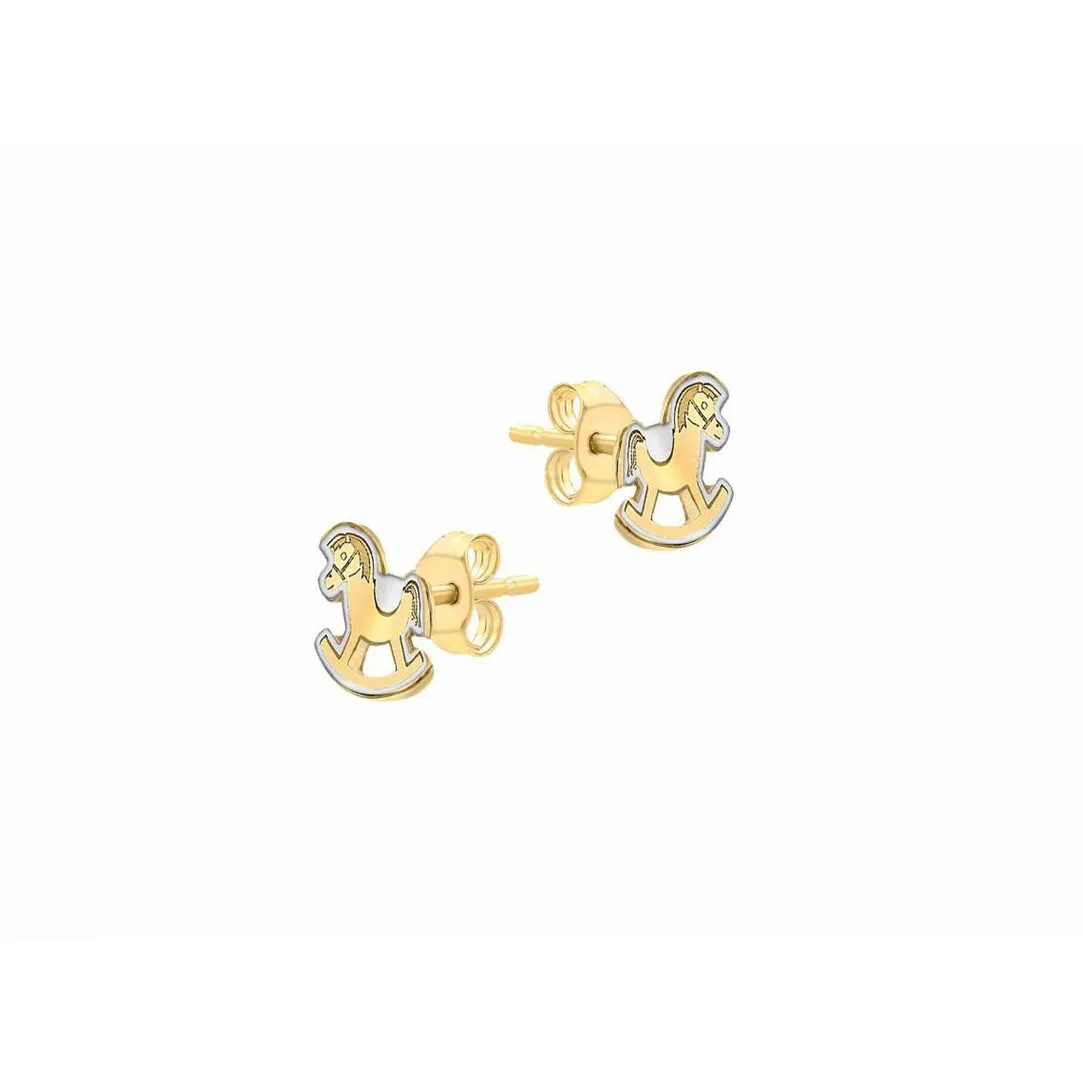 Stella Boucles d'oreilles 2-55-7619 Or Jaune et Blanc | Femme Boucles D'Oreilles
