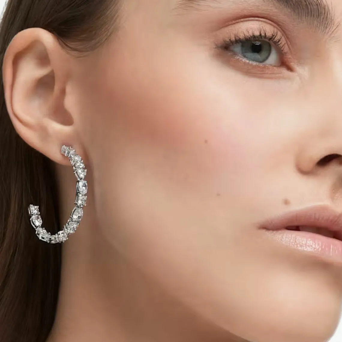 Swarovski Bijoux Boucles d'oreilles Swarovski Re Mesmera 5672834 - PE CZWH/RHS | Femme Boucles D'Oreilles