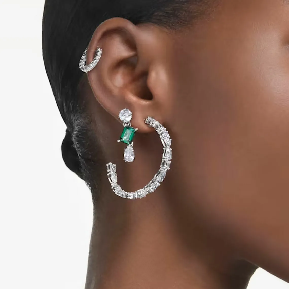 Swarovski Bijoux Boucles d'oreilles Swarovski Re Mesmera 5672834 - PE CZWH/RHS | Femme Boucles D'Oreilles