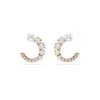 Swarovski Bijoux Boucles d'oreilles Swarovski - Matrix  Plaqué Or Rose | Femme Boucles D'Oreilles