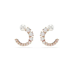 Swarovski Bijoux Boucles d'oreilles Swarovski - Matrix  Plaqué Or Rose | Femme Boucles D'Oreilles