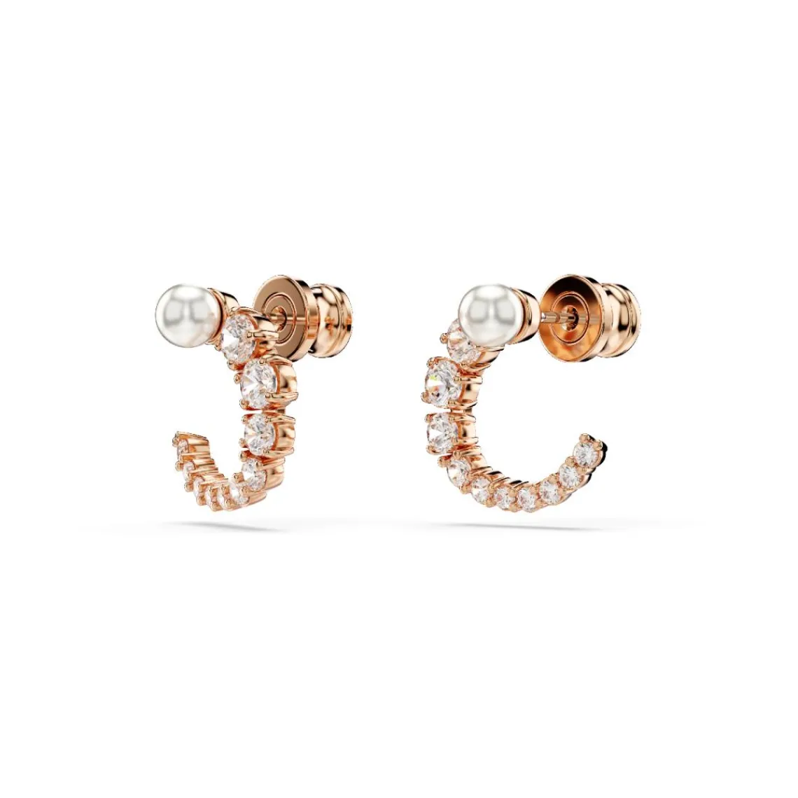 Swarovski Bijoux Boucles d'oreilles Swarovski - Matrix Plaqué Or Rose | Femme Boucles D'Oreilles