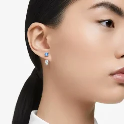 Swarovski Bijoux Boucles d'oreilles Swarovski Mesmera 5665767 - PE Jacket BLU/RHS | Femme Boucles D'Oreilles