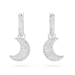 Swarovski Bijoux Boucles d'oreilles Swarovski Luna 5666157 - PE Mini CRE/RHS | Femme Boucles D'Oreilles