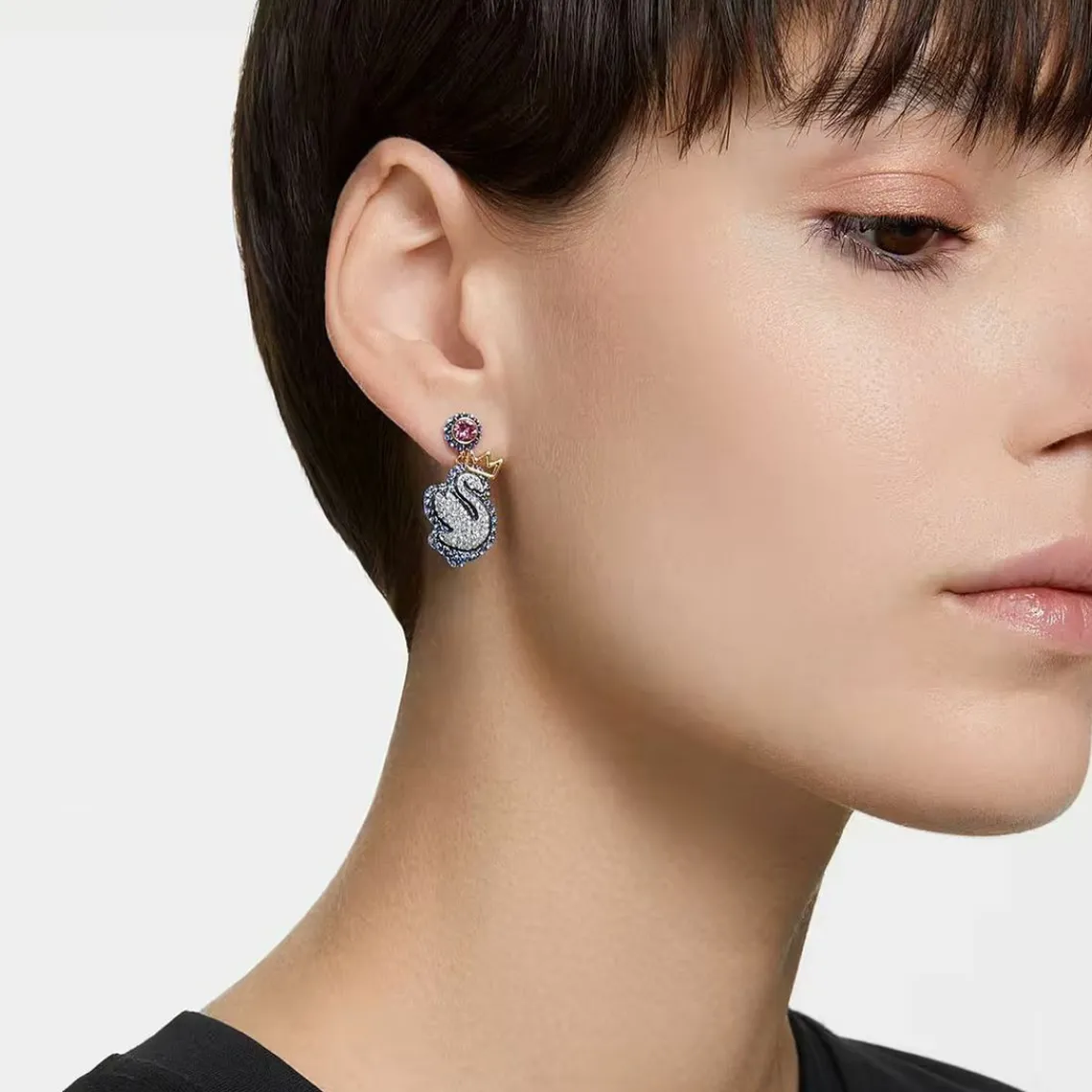 Swarovski Bijoux Boucles d'oreilles Swarovski 5649196 - POP SWAN | Femme Boucles D'Oreilles