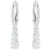 Swarovski Bijoux Boucles d'oreilles 5416155 - Acier Argenté Cristaux Swarovski Femme | Femme Boucles D'Oreilles