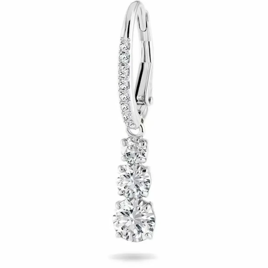 Swarovski Bijoux Boucles d'oreilles 5416155 - Acier Argenté Cristaux Swarovski Femme | Femme Boucles D'Oreilles