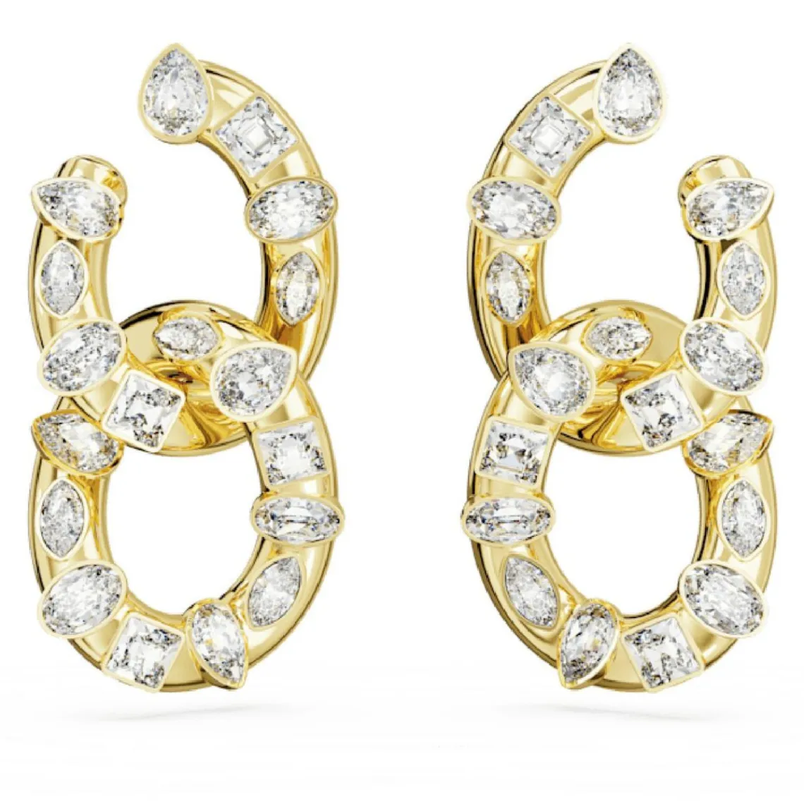Swarovski Bijoux Boucles d'oreilles Swarovski 5663263 Dextera - PE WHI/GOS | Femme Boucles D'Oreilles