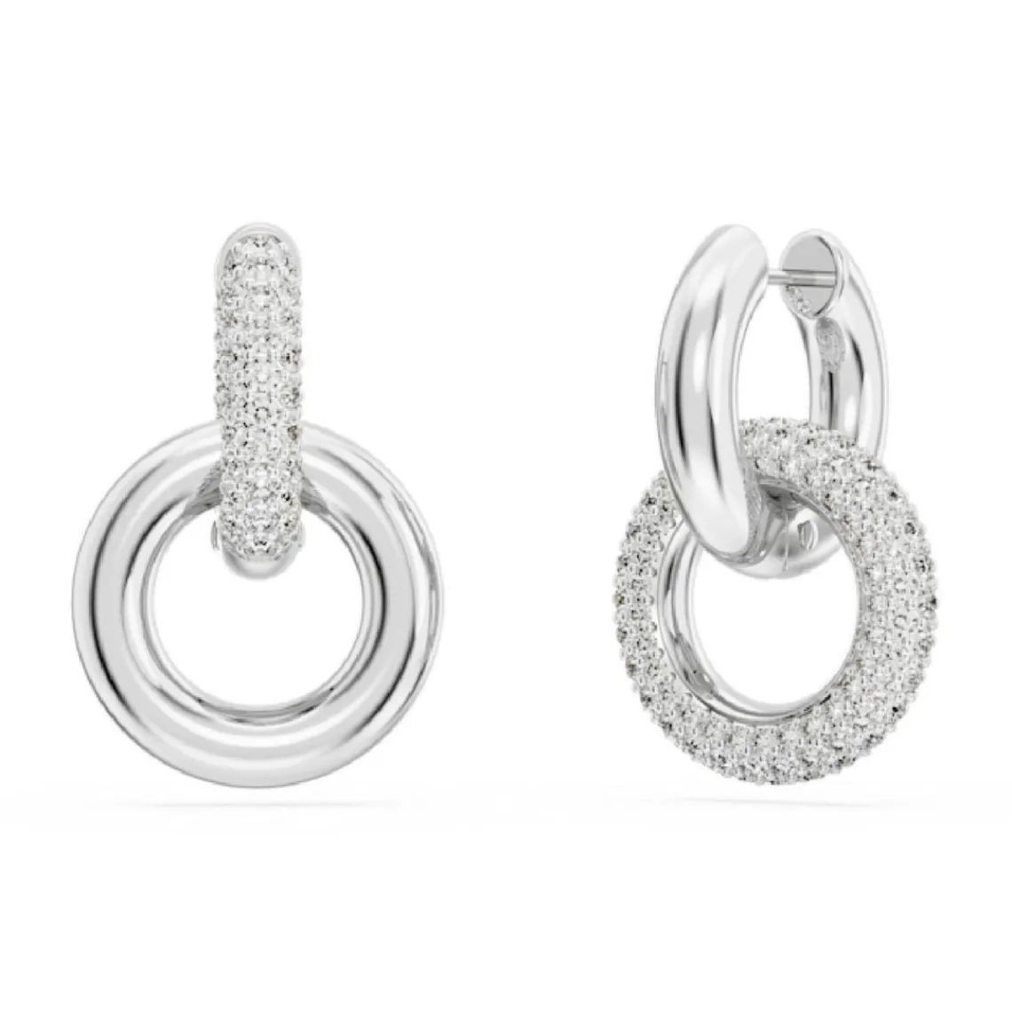Swarovski Bijoux Boucles d'oreilles Swarovski 5671807 Dextera - PE InterLinked CRE/RHS | Femme Boucles D'Oreilles