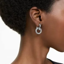 Swarovski Bijoux Boucles d'oreilles Swarovski 5671807 Dextera - PE InterLinked CRE/RHS | Femme Boucles D'Oreilles