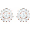Swarovski Bijoux Boucles d'oreilles Swarovski 5459597 - Boucles d'oreilles Fleurs Cristaux Blancs | Femme Boucles D'Oreilles