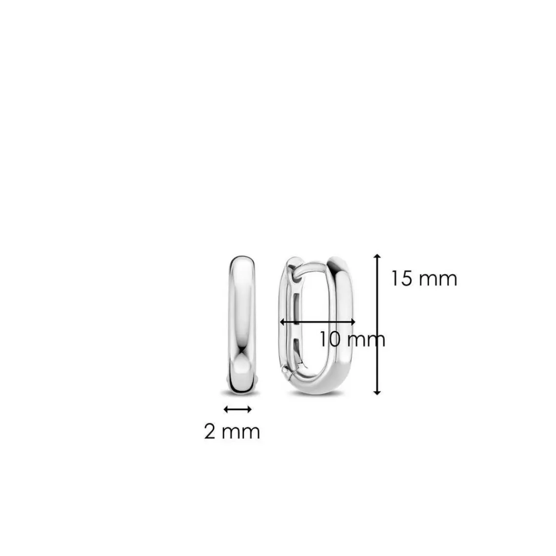 Ti Sento Boucles d'oreilles Bijoux 7845SI - Argent | Femme Boucles D'Oreilles