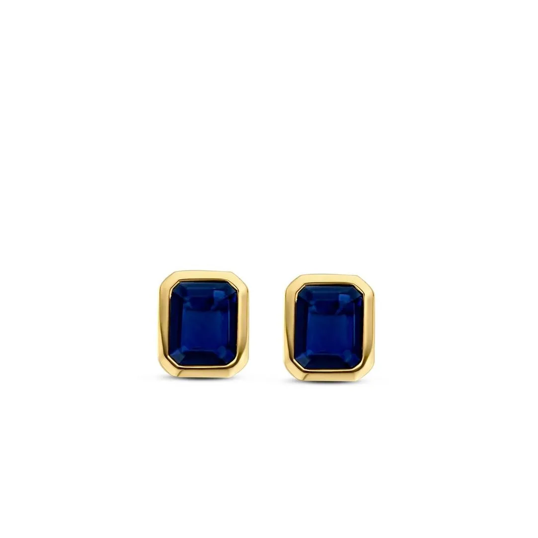Ti Sento Boucles d'oreilles 7893BY - Argent, plaqué or | Femme Boucles D'Oreilles