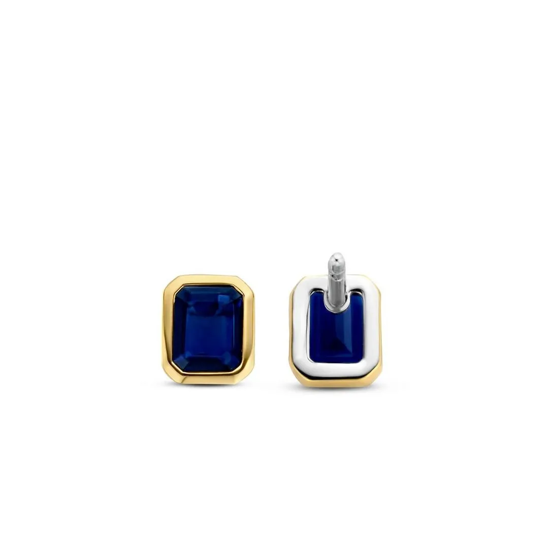 Ti Sento Boucles d'oreilles 7893BY - Argent, plaqué or | Femme Boucles D'Oreilles