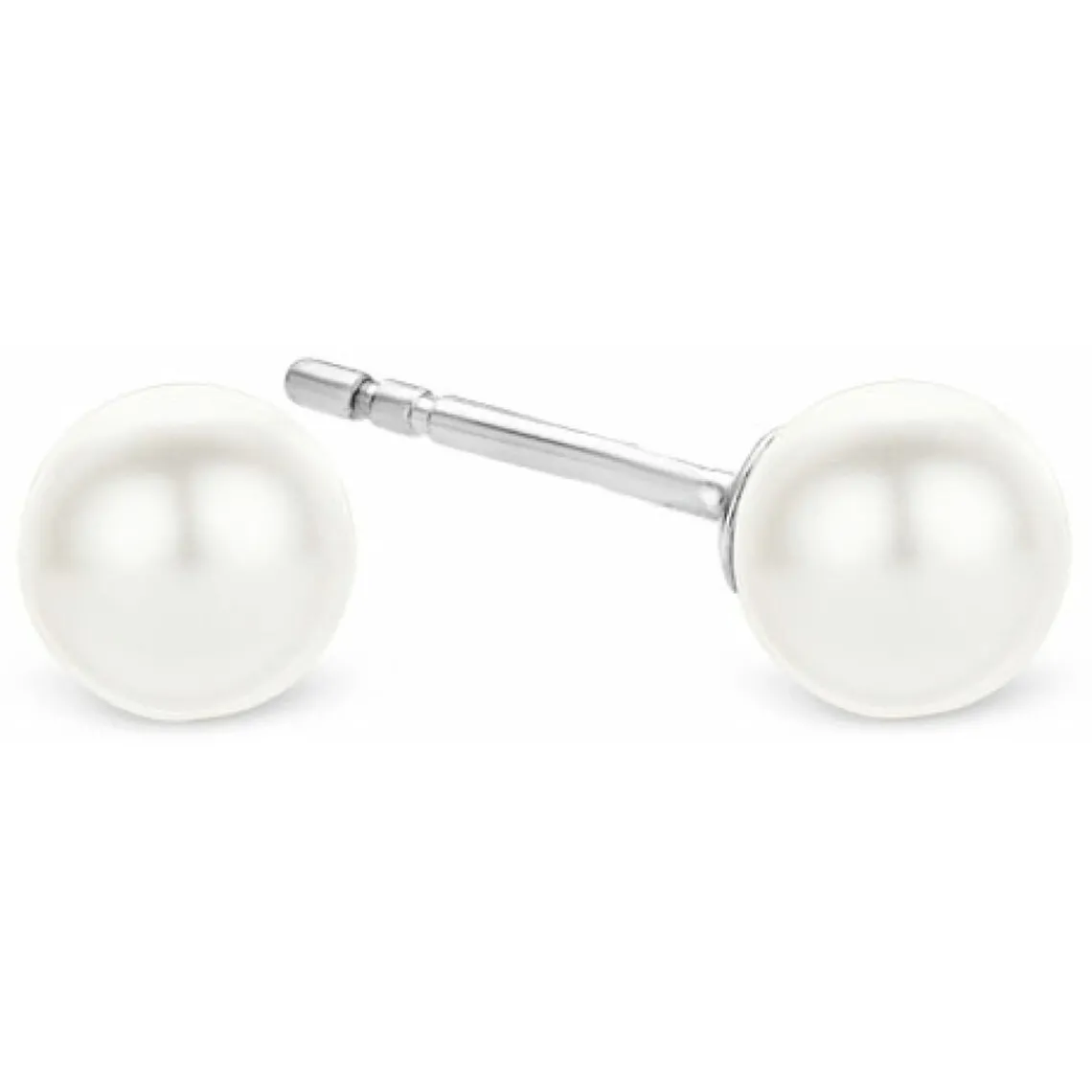 Ti Sento Boucles d'oreilles 7582PW - Boucles d'oreilles Argent Blanches Perle | Femme Boucles D'Oreilles