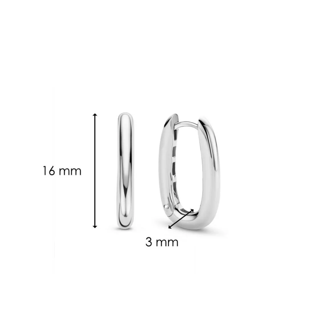 Ti Sento Boucles d'oreilles 7901SI - Argent | Femme Boucles D'Oreilles