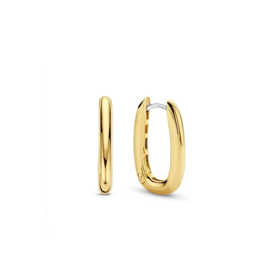 Ti Sento Boucles d'oreilles 7901SY - Argent, plaqué or | Femme Boucles D'Oreilles
