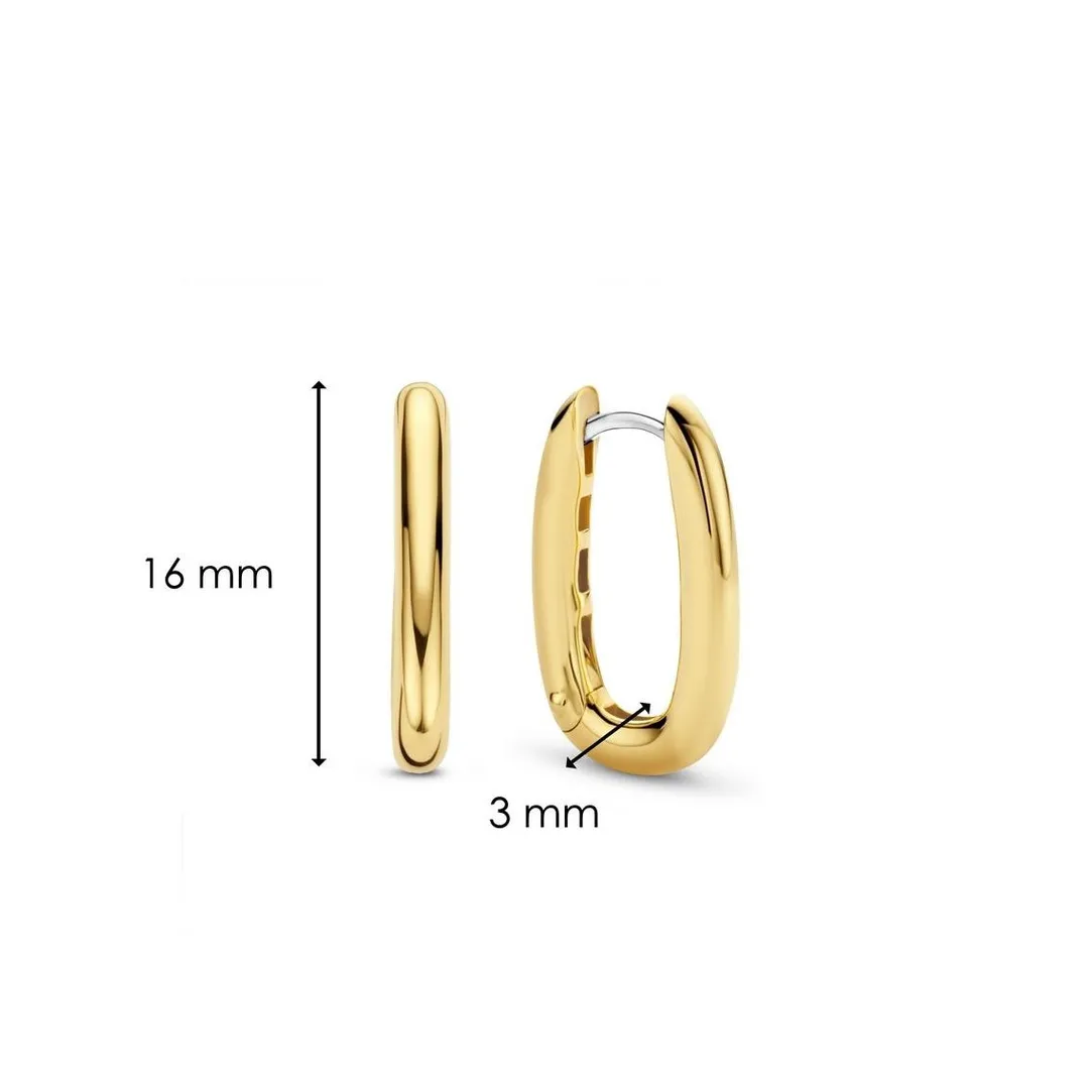 Ti Sento Boucles d'oreilles 7901SY - Argent, plaqué or | Femme Boucles D'Oreilles