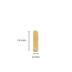 Ti Sento Boucles d'oreilles 7894SY-H - Argent, plaqué or | Femme Boucles D'Oreilles