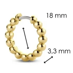Ti Sento Boucles d'oreilles 7825SY-H - Argent, plaqué or | Femme Boucles D'Oreilles