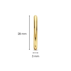 Ti Sento Boucles d'oreilles 7902SY-H - Argent, plaqué or | Femme Boucles D'Oreilles