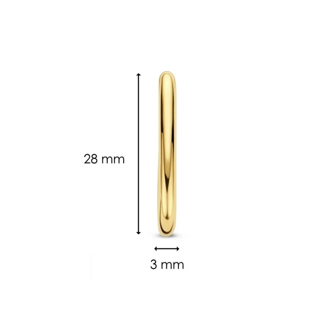Ti Sento Boucles d'oreilles 7902SY-H - Argent, plaqué or | Femme Boucles D'Oreilles