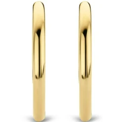 Ti Sento Boucles d'oreilles 7782SY - Boucles d'oreilles créole Argent Doré | Femme Boucles D'Oreilles