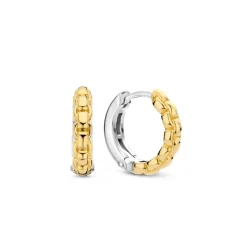 Ti Sento Boucles D'Oreilles - 7961SY Argent Doré Effet Tressé | Femme Boucles D'Oreilles