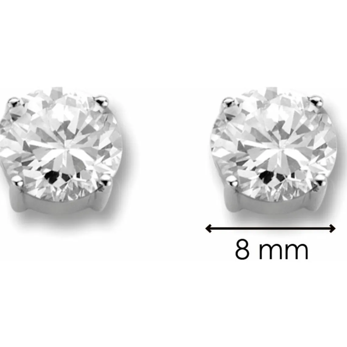 Ti Sento Boucles d'oreilles 7321ZI - Boucles d'oreilles Argent Zirconium Femme | Femme Boucles D'Oreilles