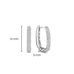 Ti Sento Boucles d'oreilles 7901ZI - Argent | Femme Boucles D'Oreilles