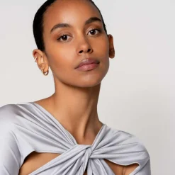 Ti Sento Boucles D'Oreilles - 7958ZY Argent Doré Anneaux Et Pavage | Femme Boucles D'Oreilles