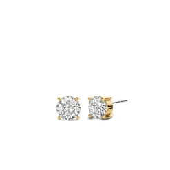 Ti Sento Boucles D'Oreilles - 7319ZY Argent Doré Oxydes De Zirconium | Femme Boucles D'Oreilles