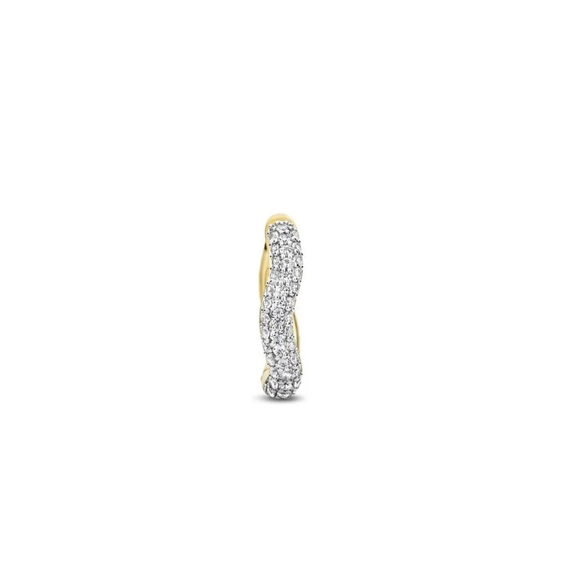 Ti Sento Boucles d'oreilles 7882ZY-H - Argent, plaqué or | Femme Boucles D'Oreilles