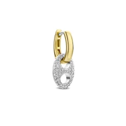 Ti Sento Boucles d'oreilles 7878ZY-H - Argent, plaqué or | Femme Boucles D'Oreilles