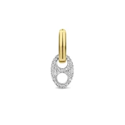 Ti Sento Boucles d'oreilles 7878ZY-H - Argent, plaqué or | Femme Boucles D'Oreilles