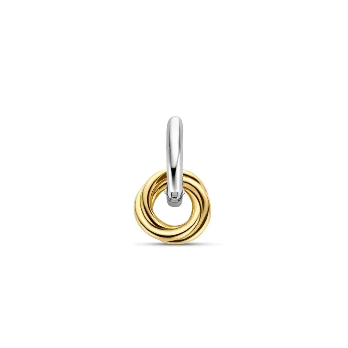 Ti Sento Boucles d'oreilles 7857ZY-H - Argent, plaqué or | Femme Boucles D'Oreilles