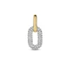 Ti Sento Boucles d'oreilles 7904ZY-H - Argent, plaqué or | Femme Boucles D'Oreilles