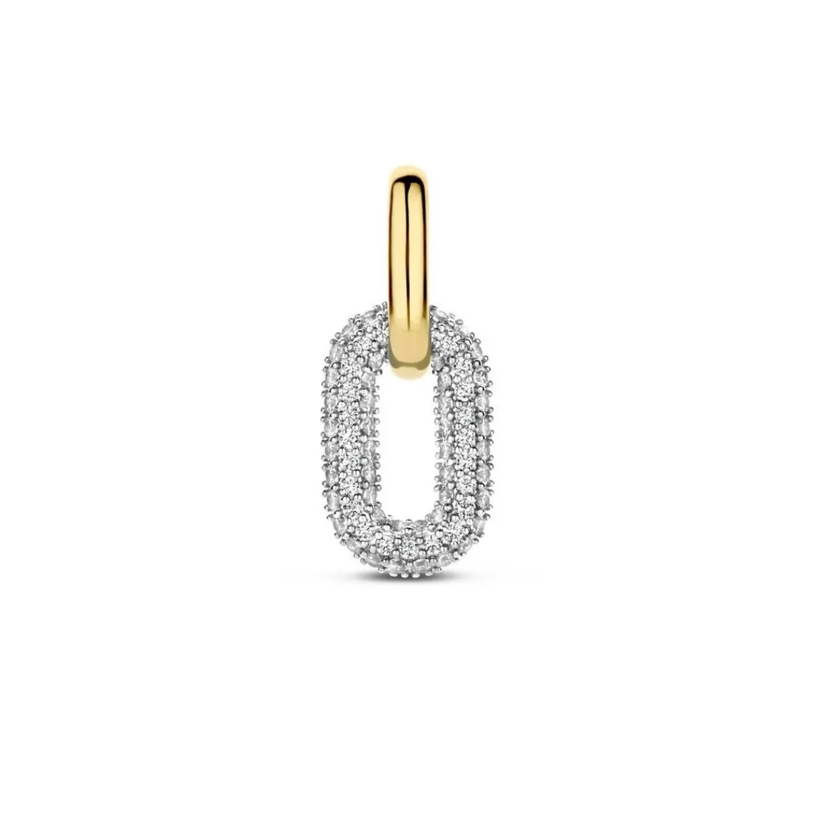 Ti Sento Boucles d'oreilles 7904ZY-H - Argent, plaqué or | Femme Boucles D'Oreilles