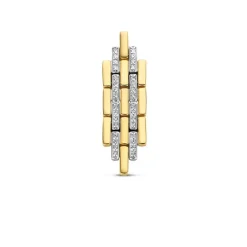 Ti Sento Boucles d'oreilles 7891ZY-H - Argent, plaqué or | Femme Boucles D'Oreilles