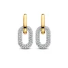 Ti Sento Boucles d'oreilles 7904ZY - Argent, plaqué or | Femme Boucles D'Oreilles