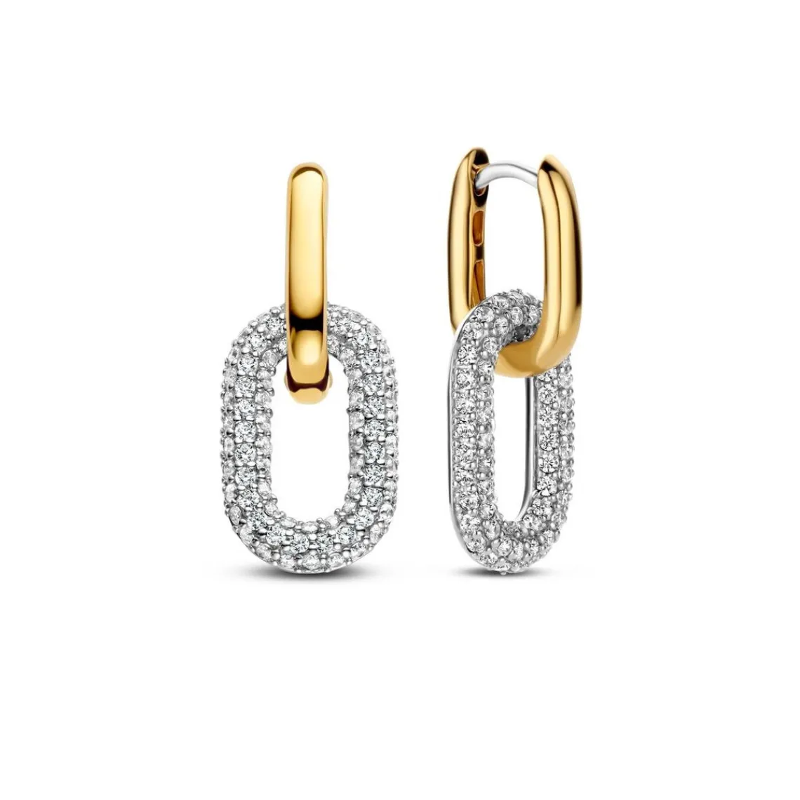 Ti Sento Boucles d'oreilles 7904ZY - Argent, plaqué or | Femme Boucles D'Oreilles