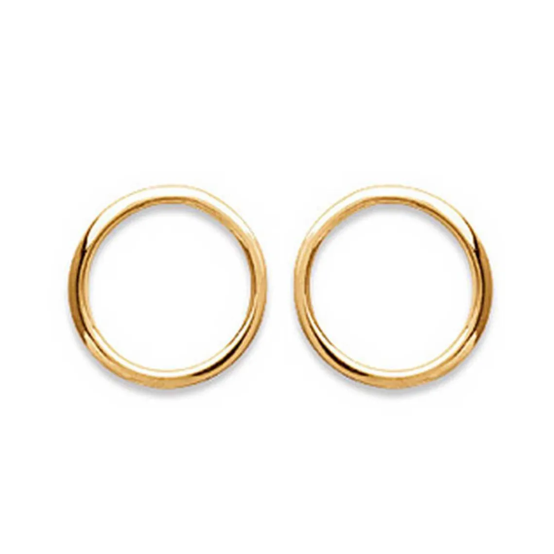Maison de la Bijouterie Boucles oreilles anneau plaqué or Y5Y3Z00 | Femme Boucles D'Oreilles