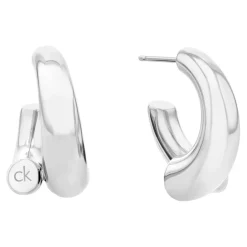 Calvin Klein Bijoux Boucles oreilles Ck Spiral - 35000764 Acier Argent | Femme Boucles D'Oreilles
