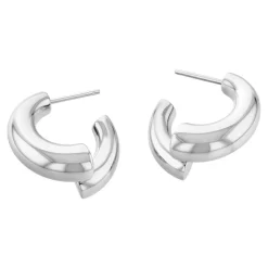 Calvin Klein Bijoux Boucles oreilles Ck Spiral - 35000764 Acier Argent | Femme Boucles D'Oreilles