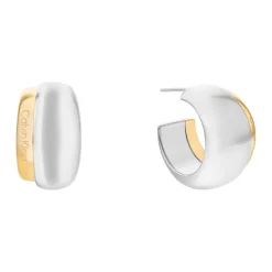 Calvin Klein Bijoux Boucles oreilles Calvin Klein Refine - 35000613 Acier Argent, Doré | Femme Boucles D'Oreilles