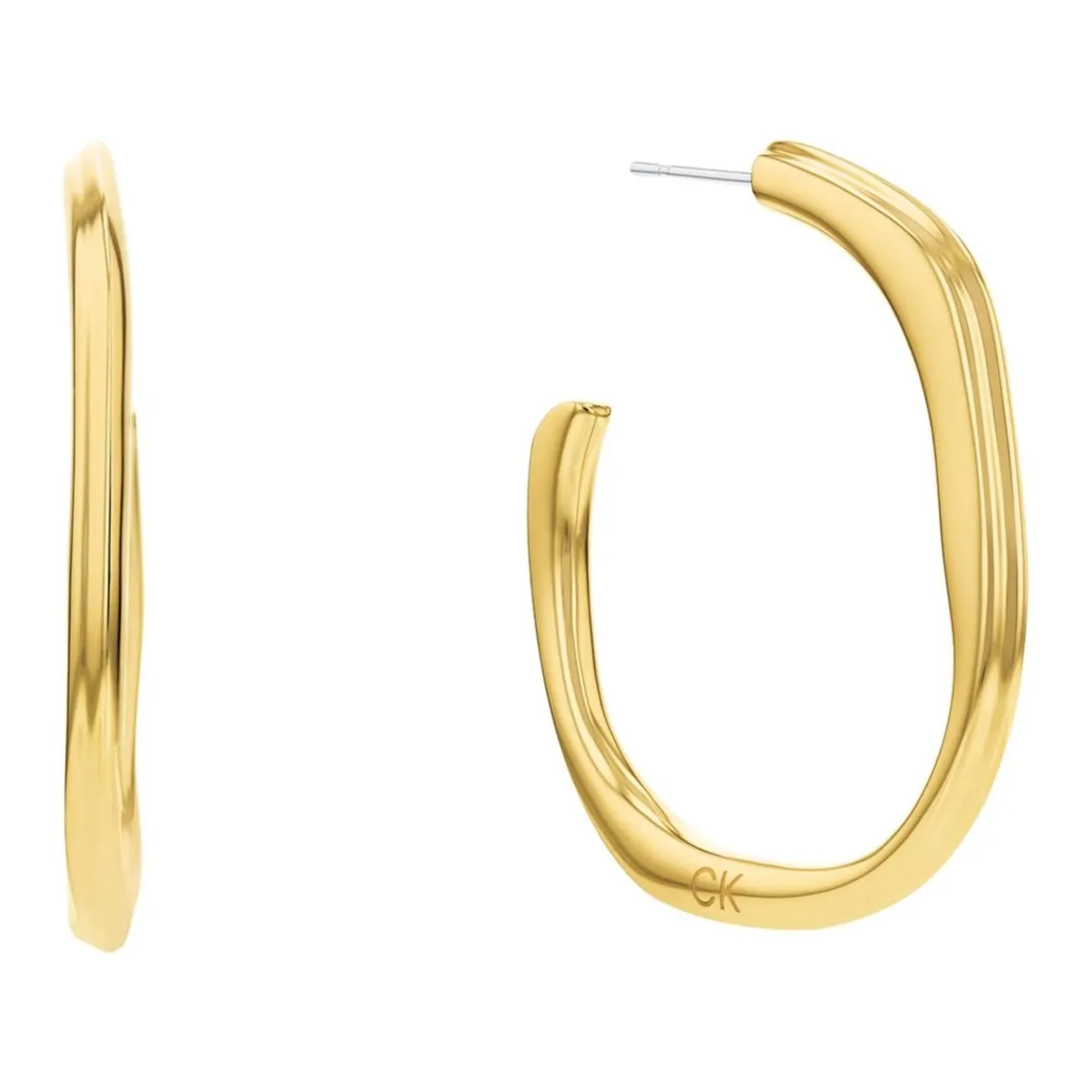 Calvin Klein Bijoux Boucles oreilles Calvin Klein Elemental - 35000644 Acier Doré | Femme Boucles D'Oreilles