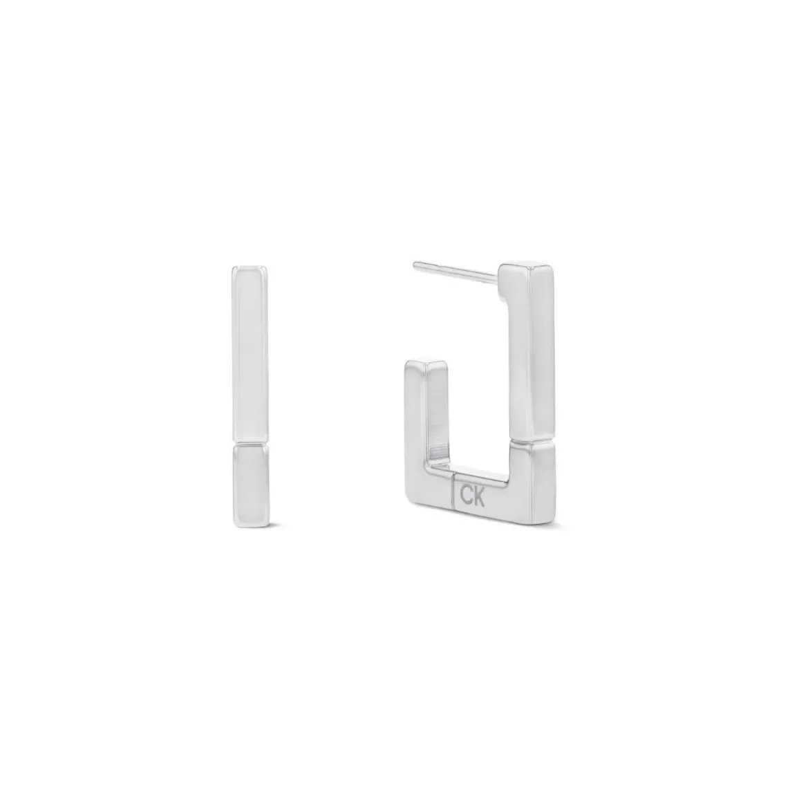 Calvin Klein Bijoux Boucles oreilles Calvin Klein Soft Square - 35000459 Acier Argent | Femme Boucles D'Oreilles