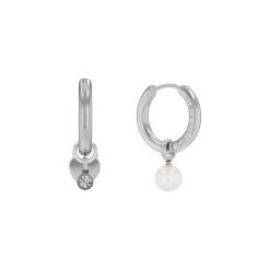 Calvin Klein Bijoux Boucles oreilles Calvin Klein Huggie - 35700001 Acier Argent | Femme Boucles D'Oreilles