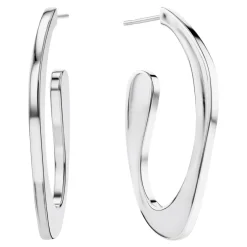 Calvin Klein Bijoux Boucles oreilles Harmonious Connection Sculptural - 35000689 Acier Argent | Femme Boucles D'Oreilles