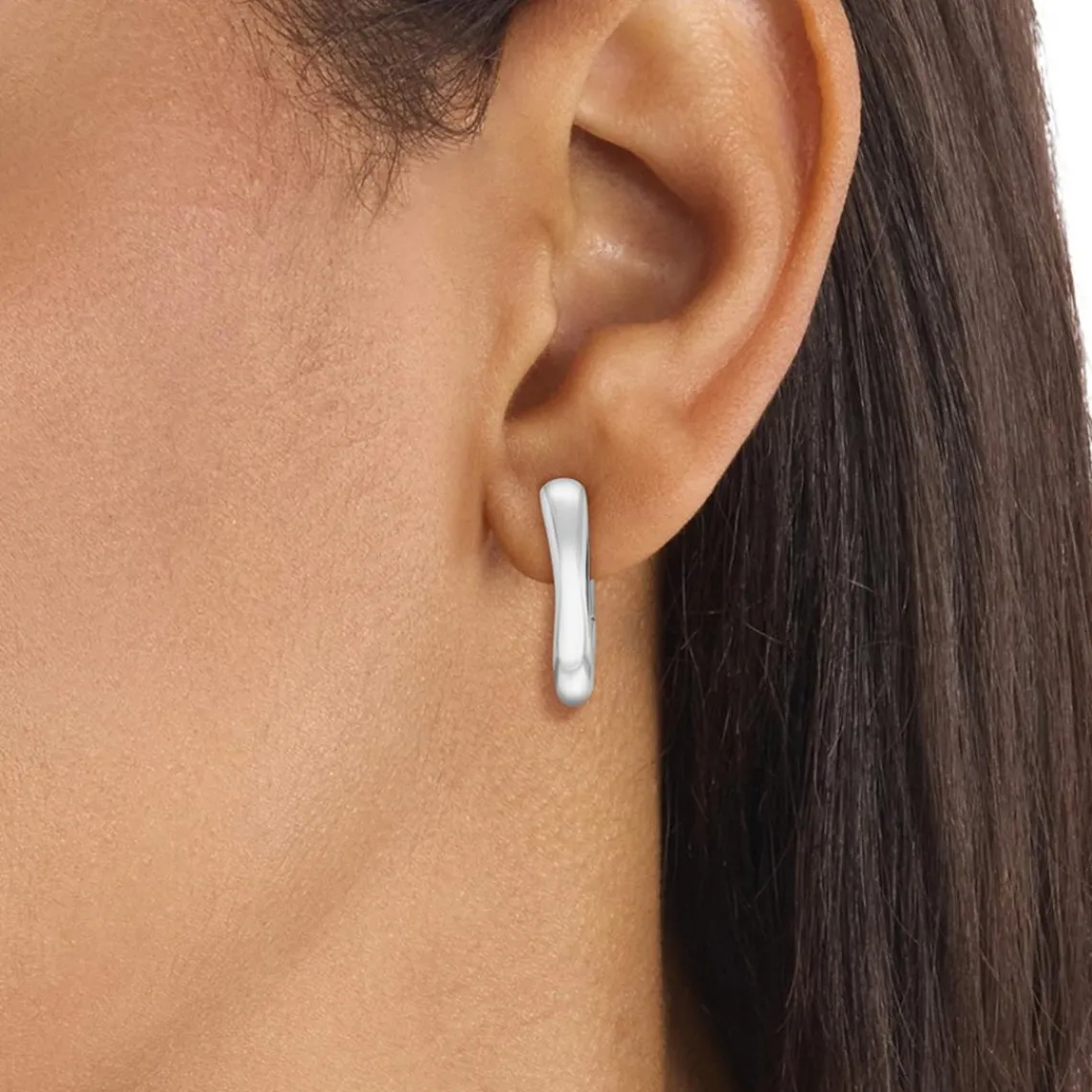 Calvin Klein Bijoux Boucles oreilles Ck Statement Links - 35000749 Acier Argent | Femme Boucles D'Oreilles